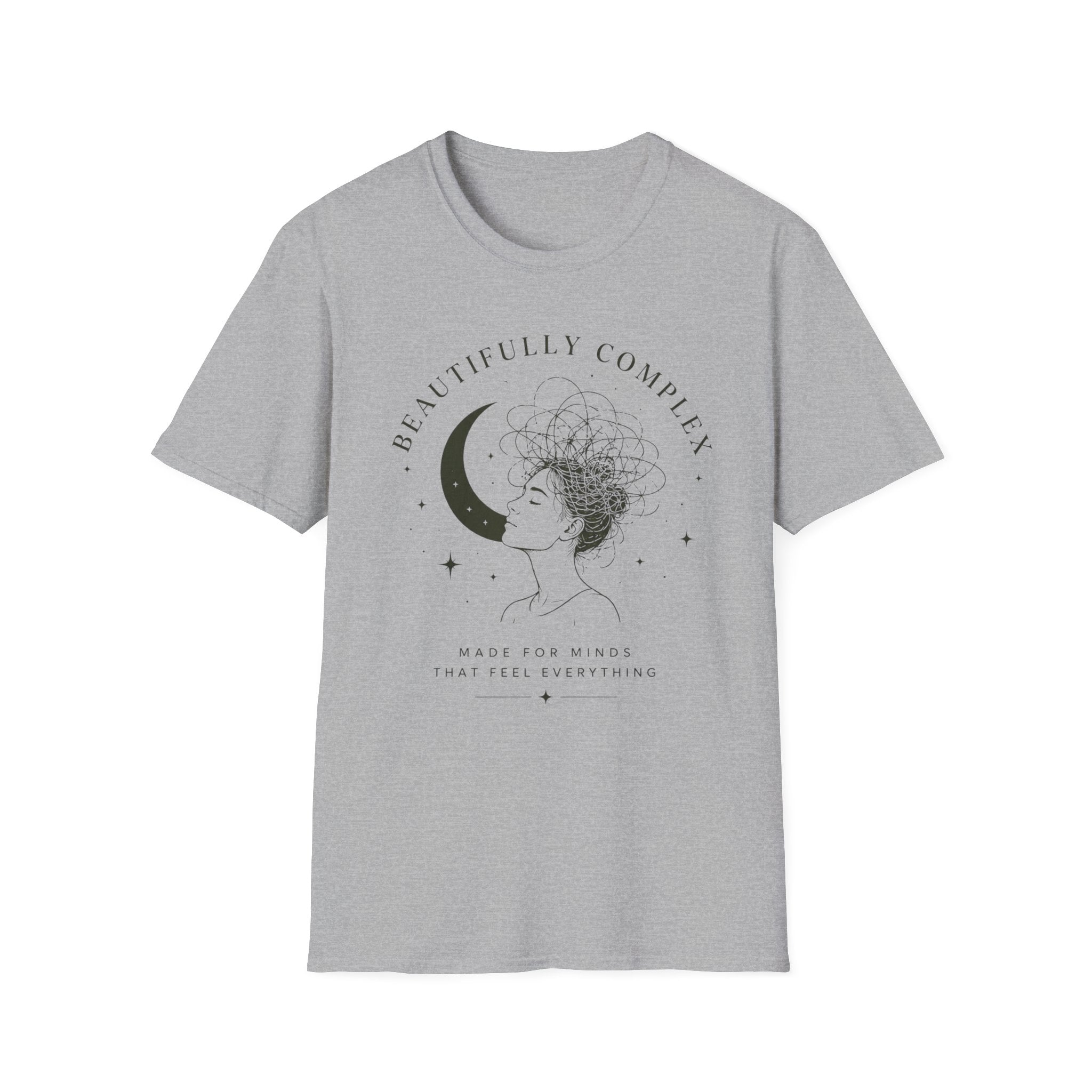 Beautifully Complex Moonwoman T-Shirt – Celestial Feminine Graphic Tee