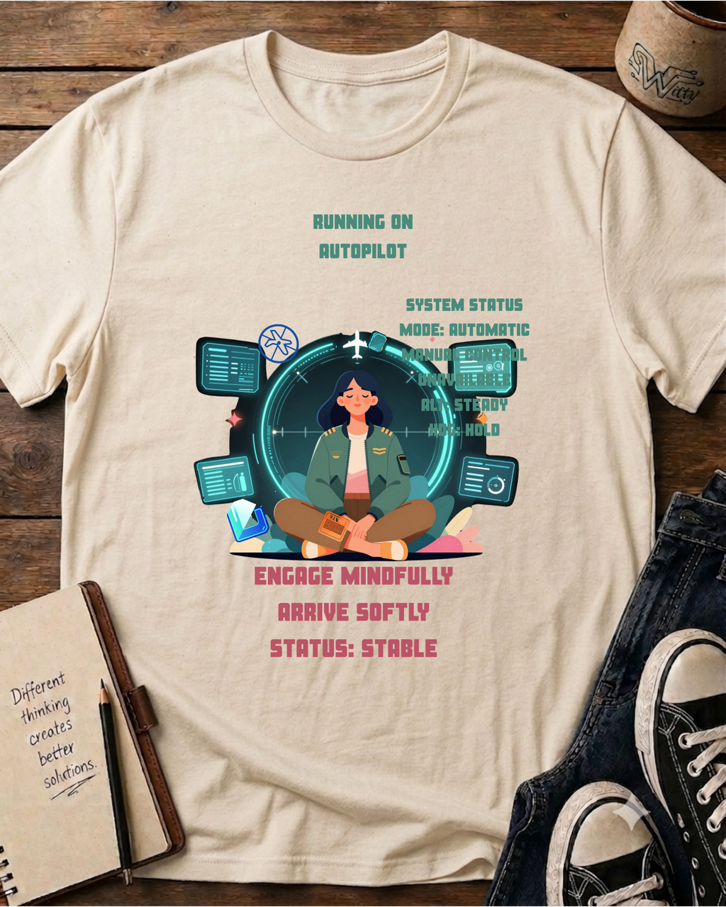 AutoPilot - Engage Mindfully - T-shirt