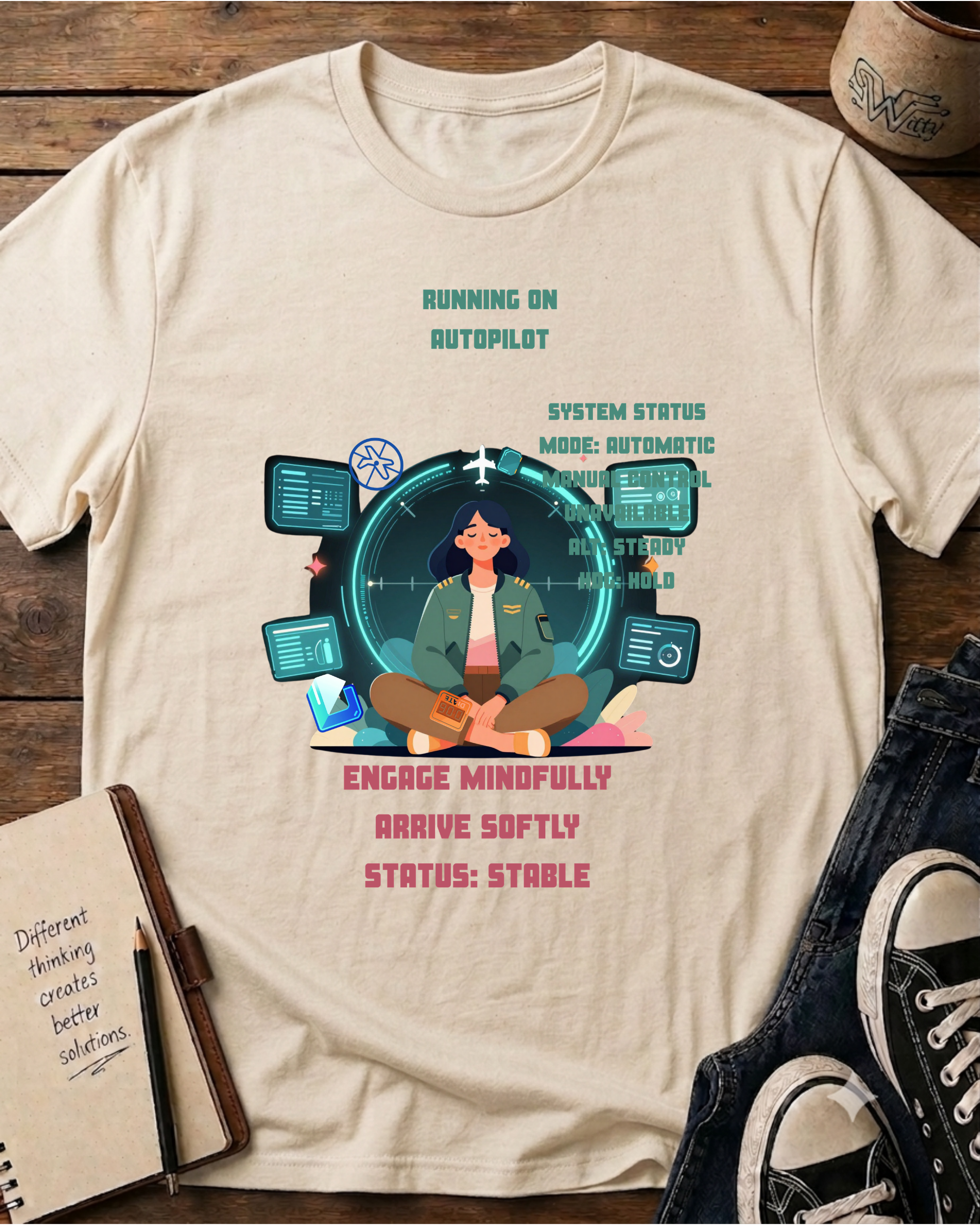AutoPilot - Engage Mindfully - T-shirt