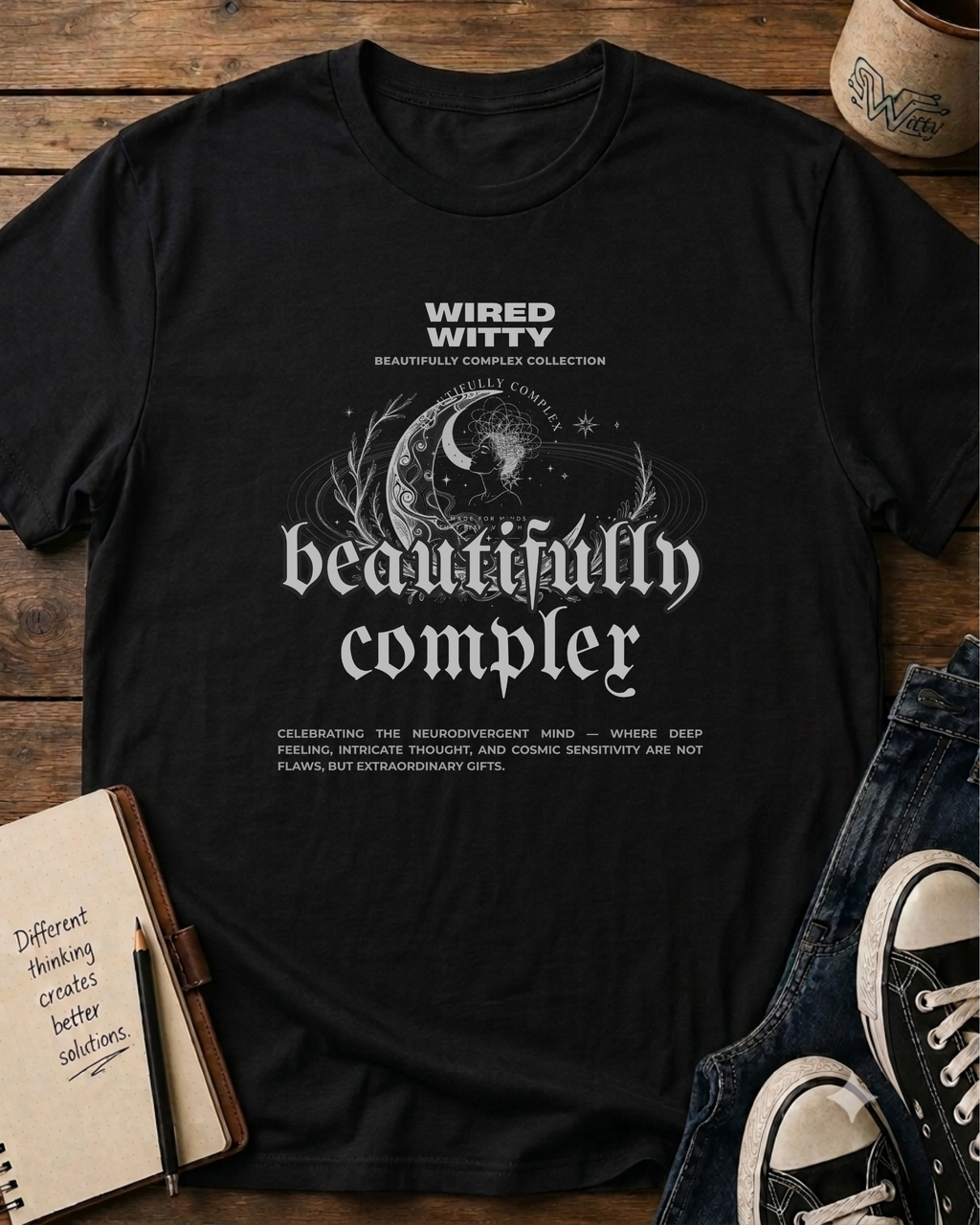 Beautifully Complex - Wired Lady T-shirt