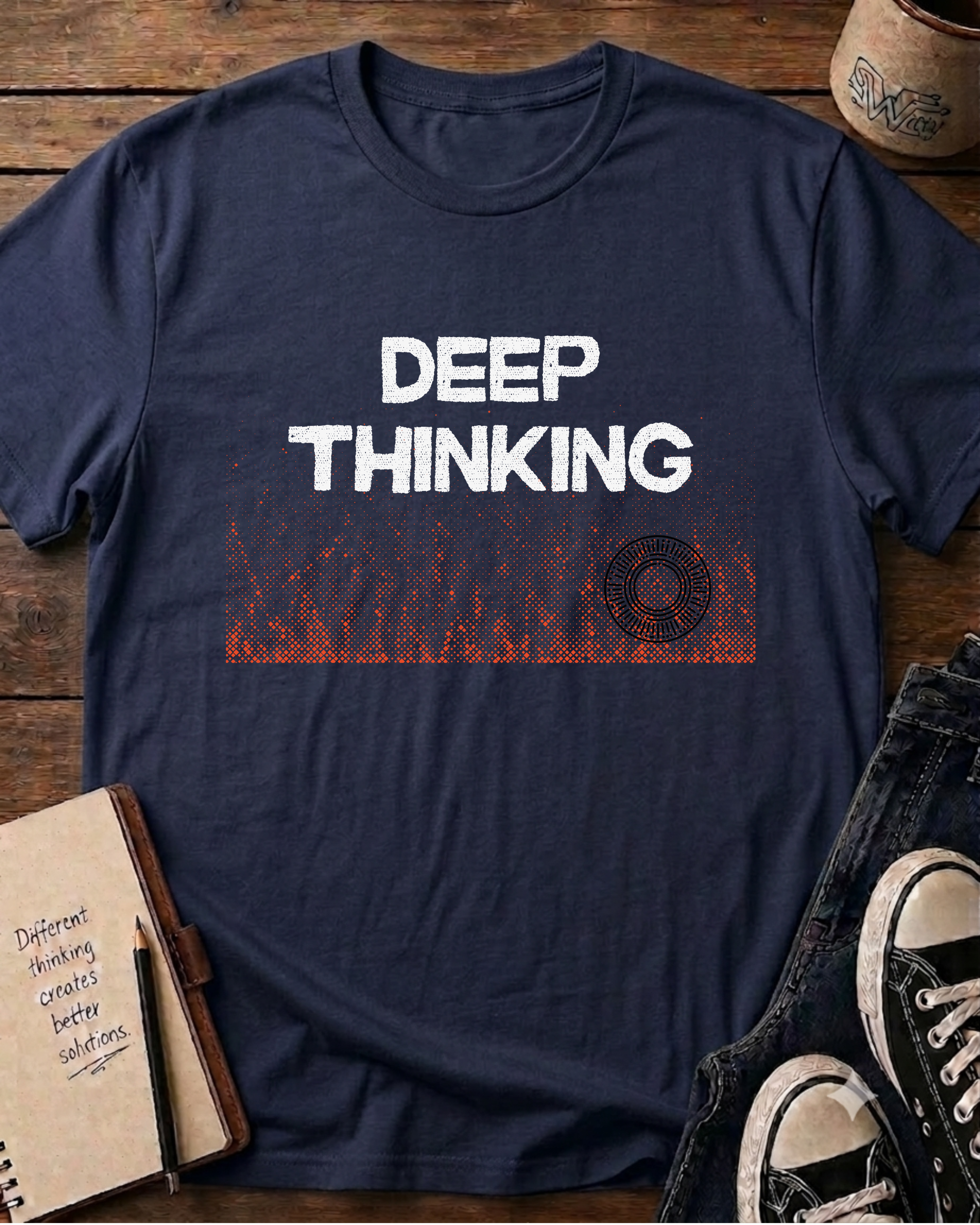 Deep Thinking Flame T-shirt