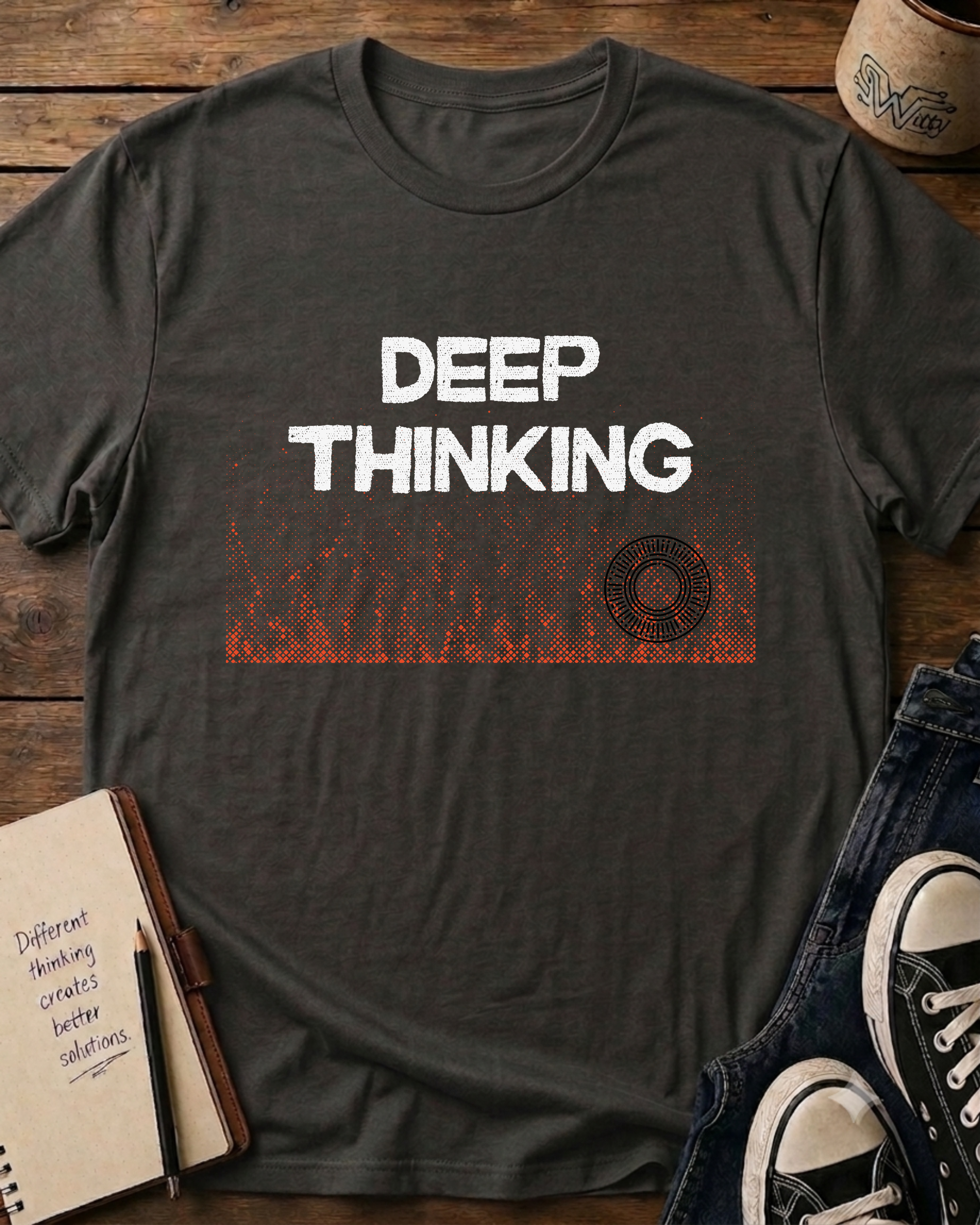 Deep Thinking Flame T-shirt