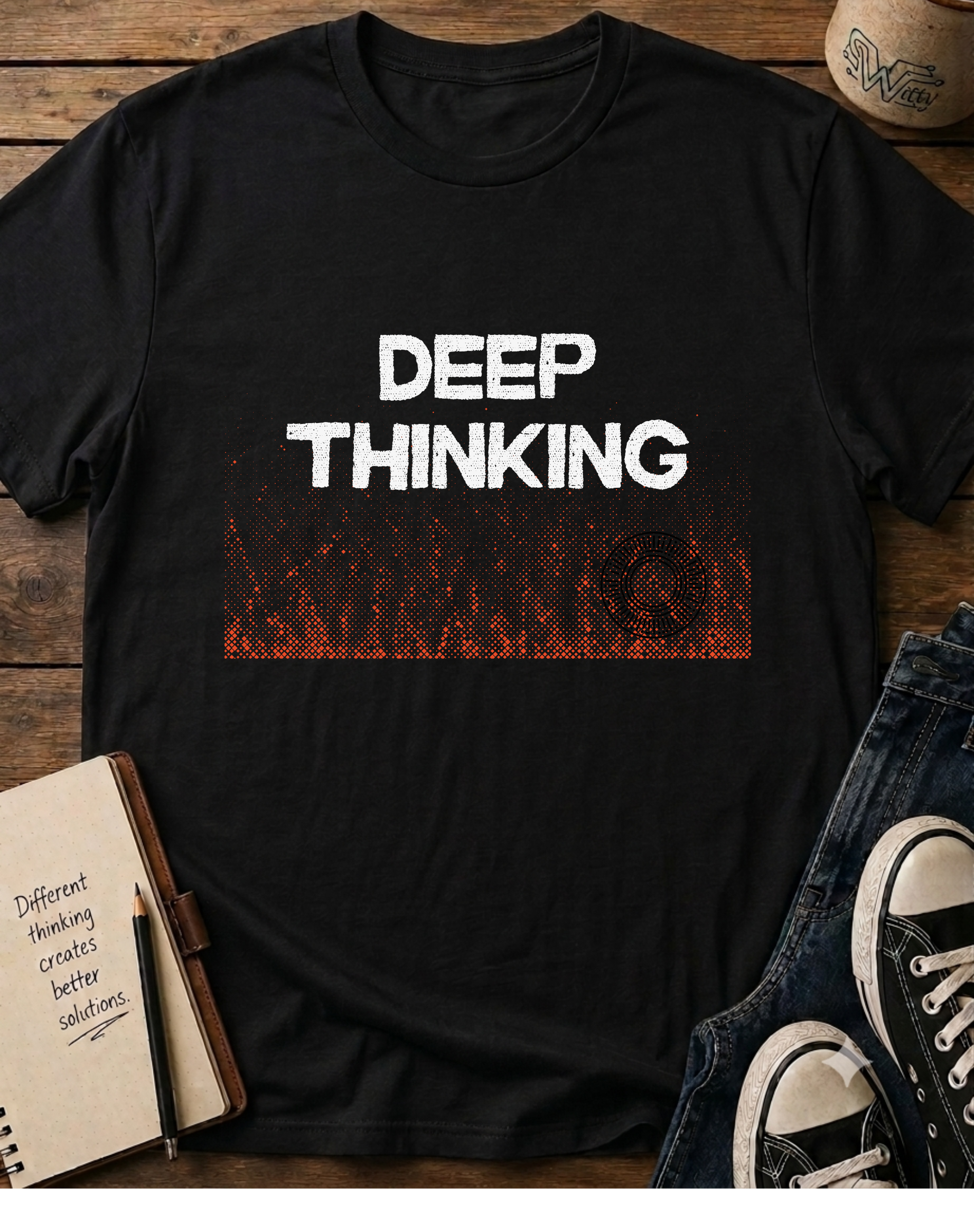 Deep Thinking Flame T-shirt