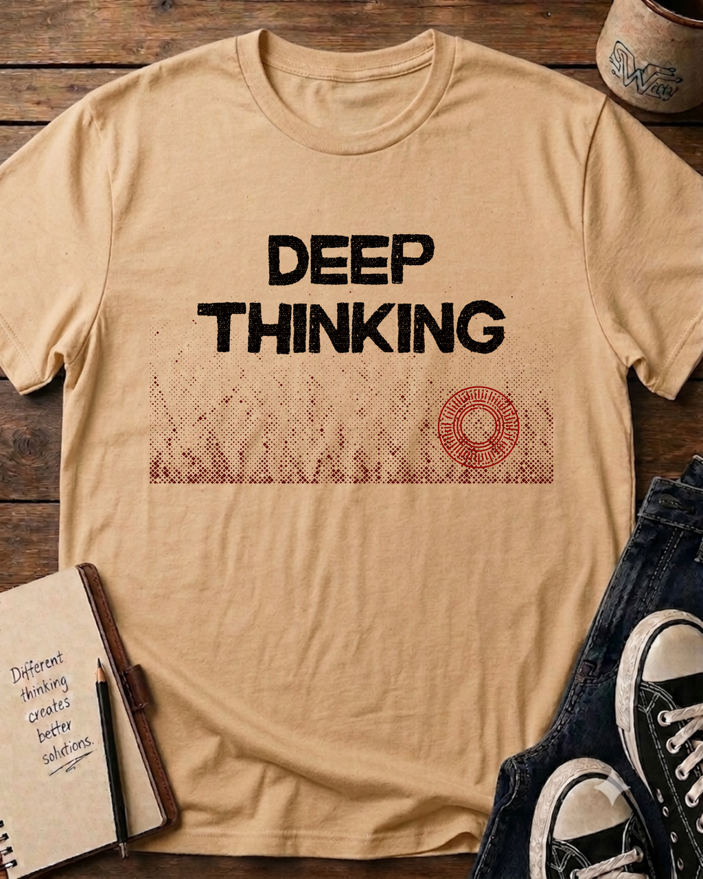 Deep Thinking Flame T-shirt