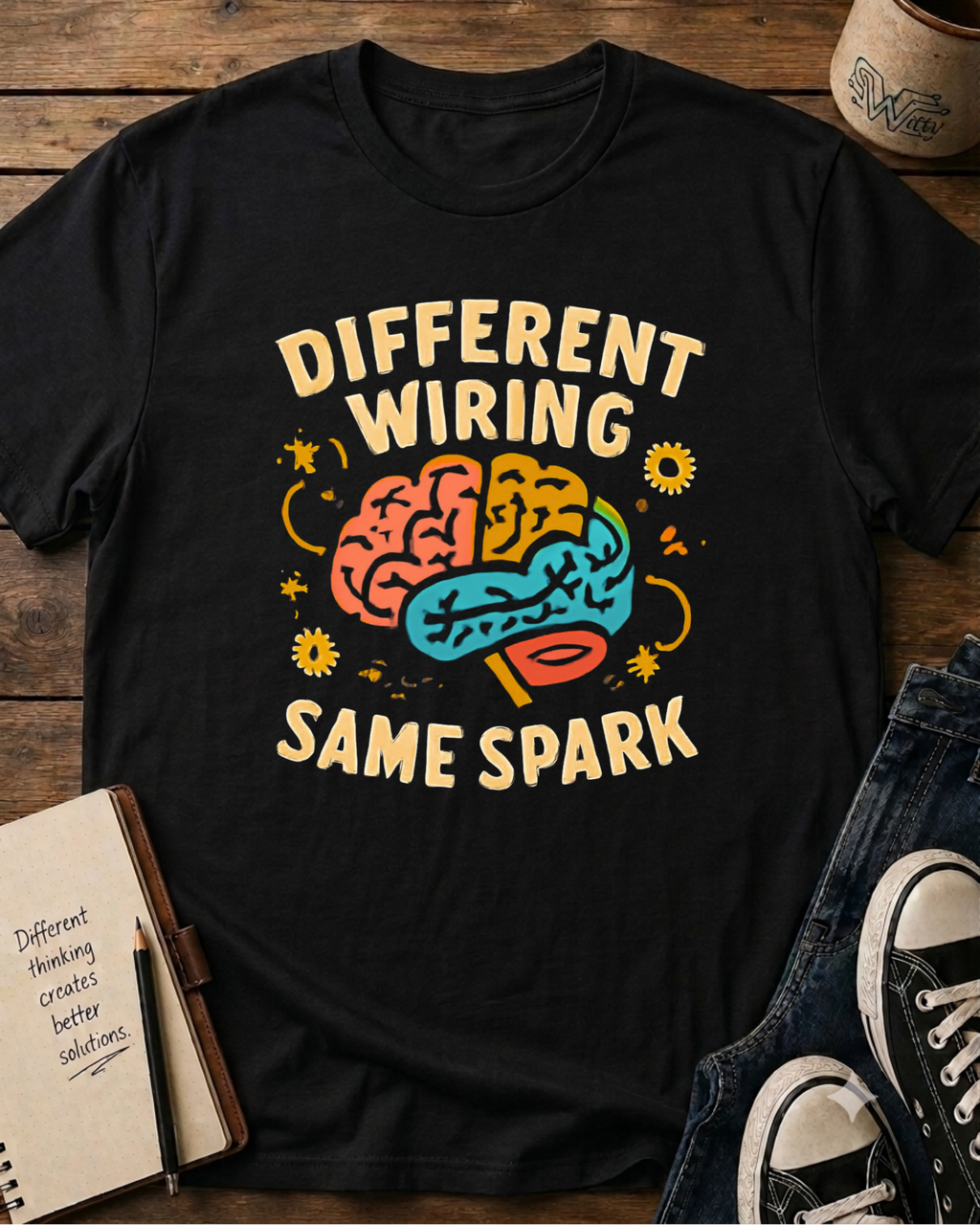 Different Wiring Same Spark T-Shirt