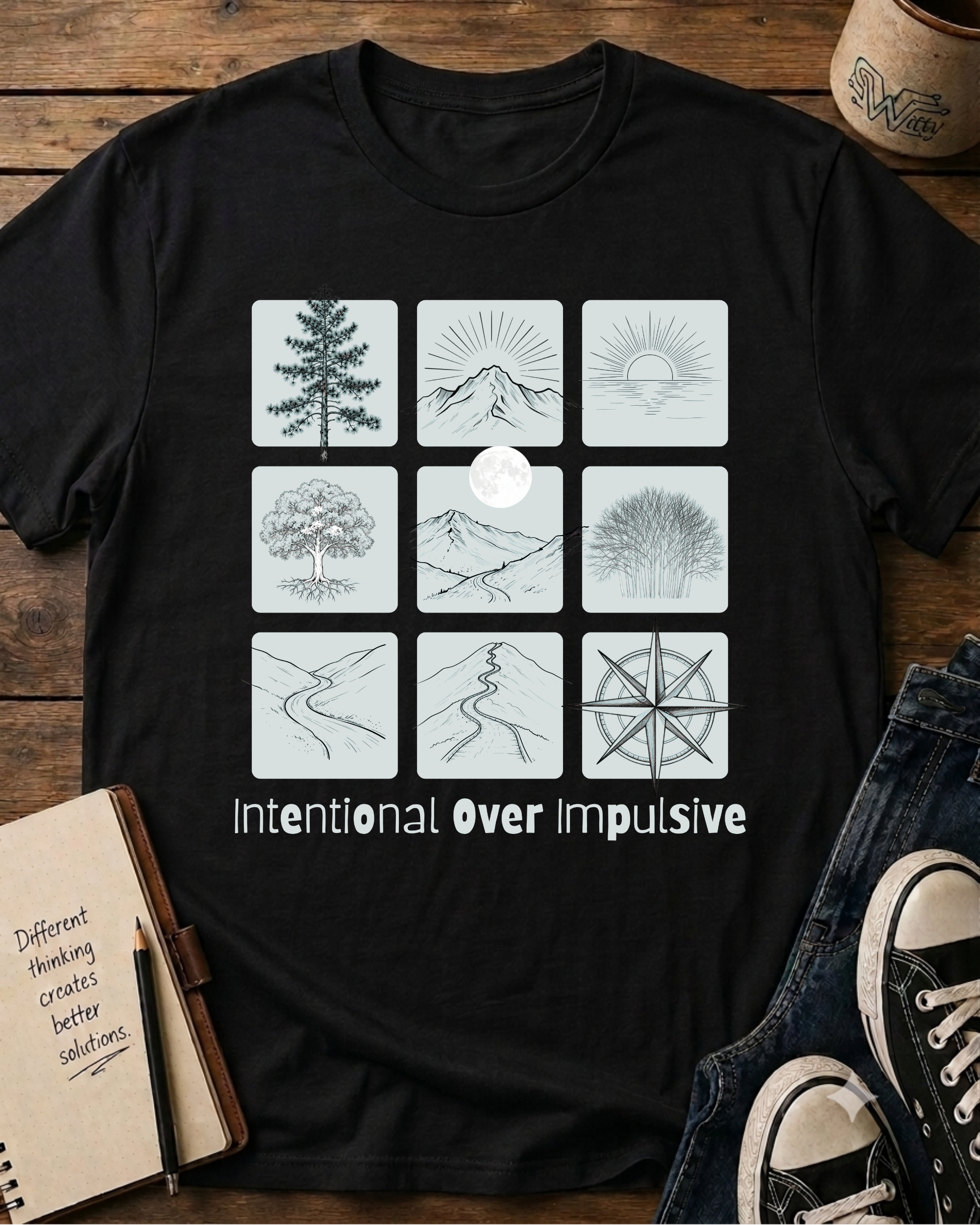 Mindful Nature Graphic Shirt