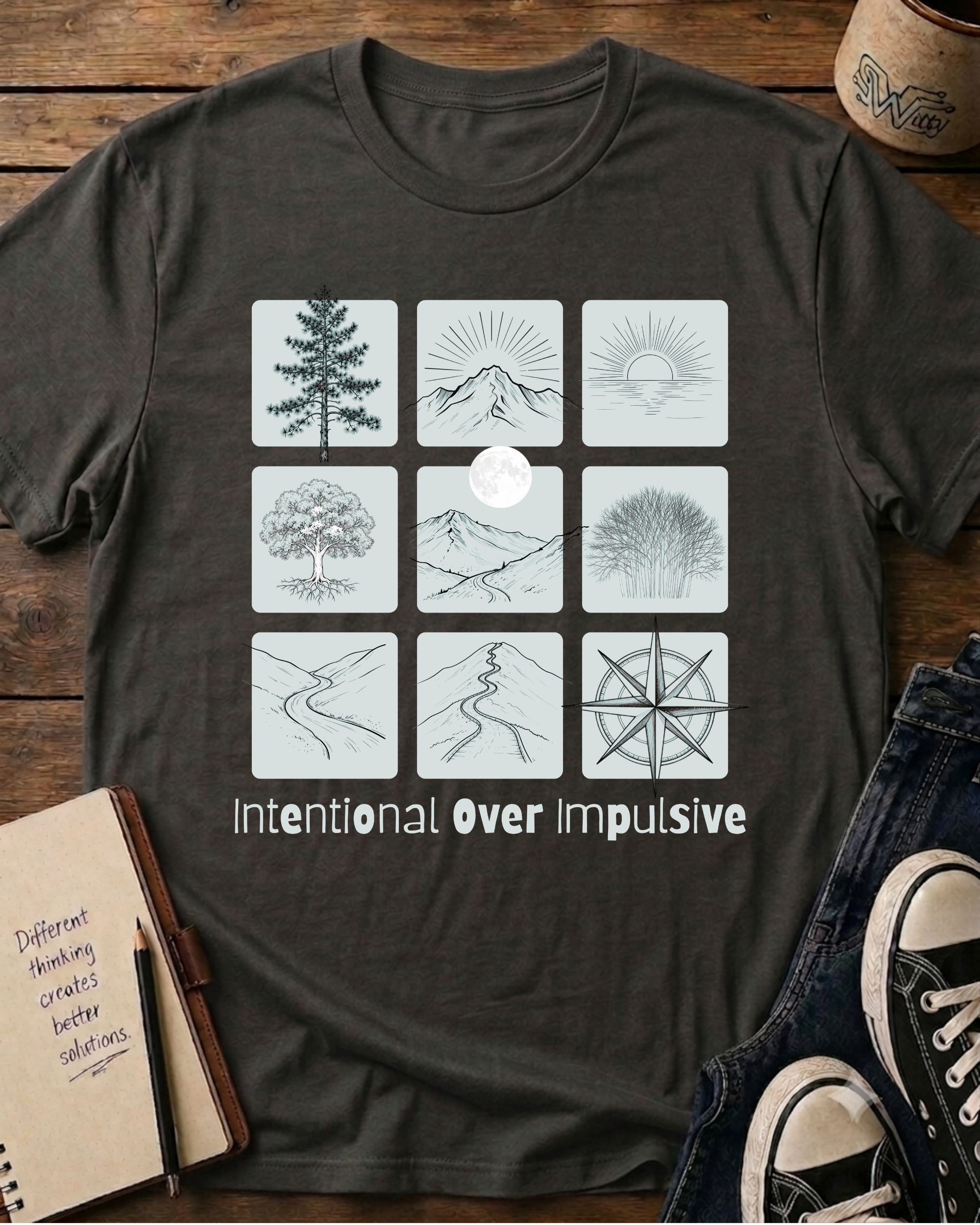 Mindful Nature Graphic Shirt