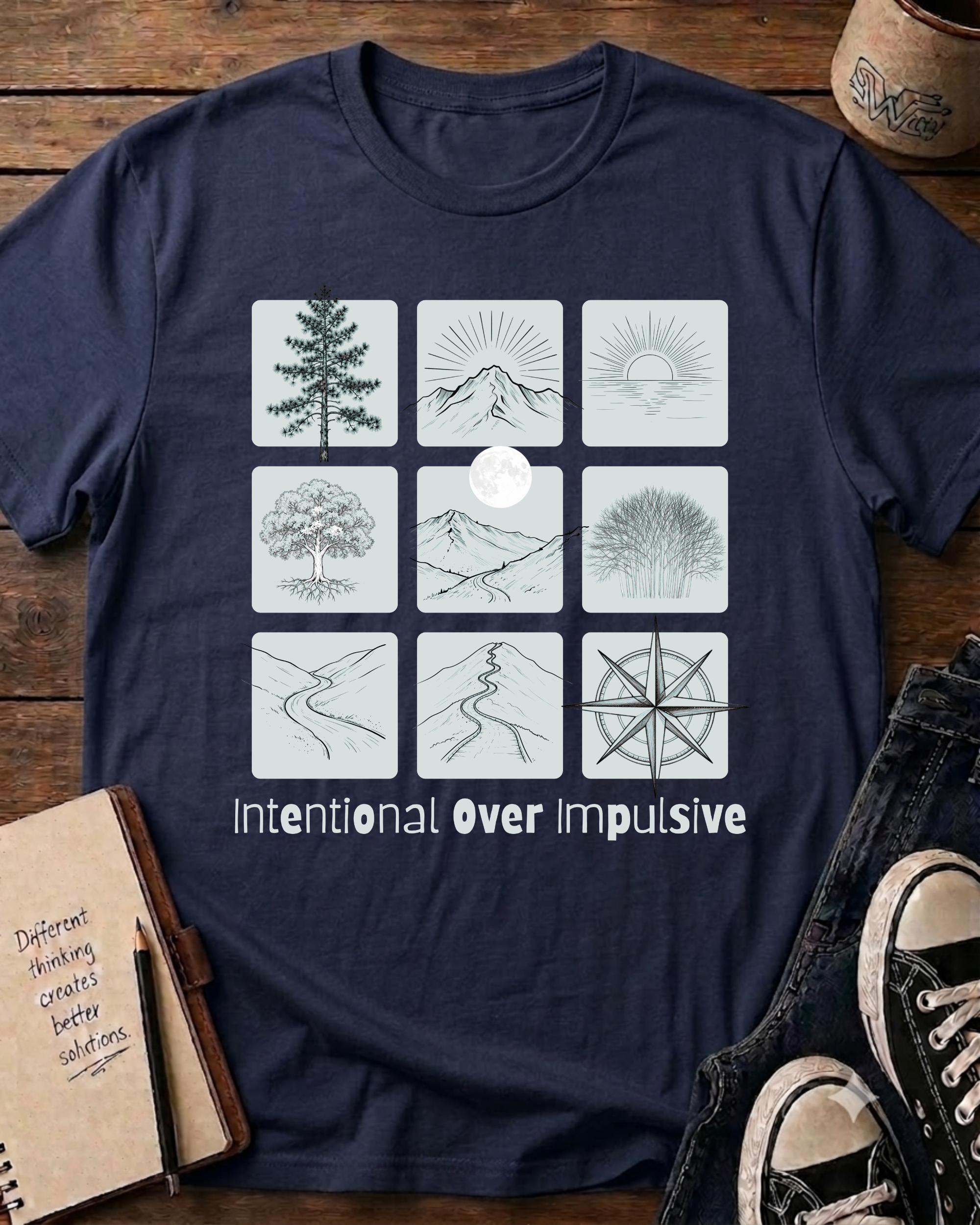 Mindful Nature Graphic Shirt