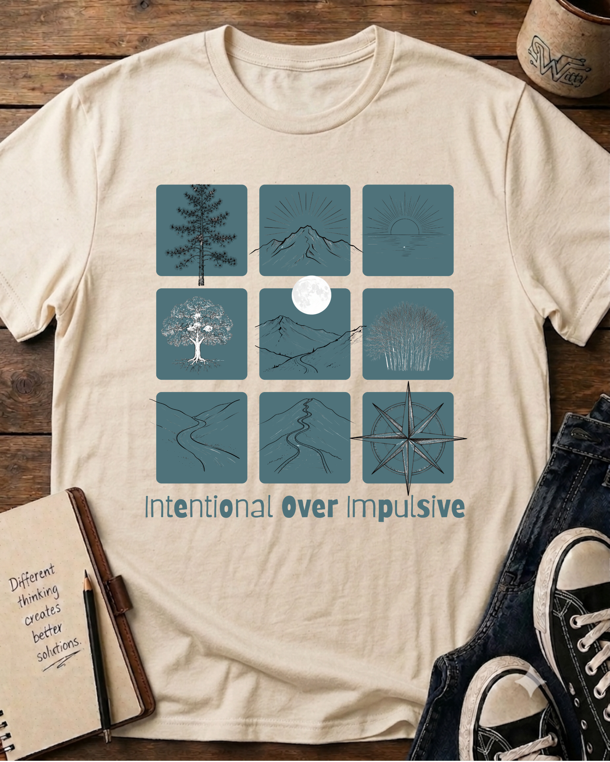 Mindful Nature Graphic Shirt
