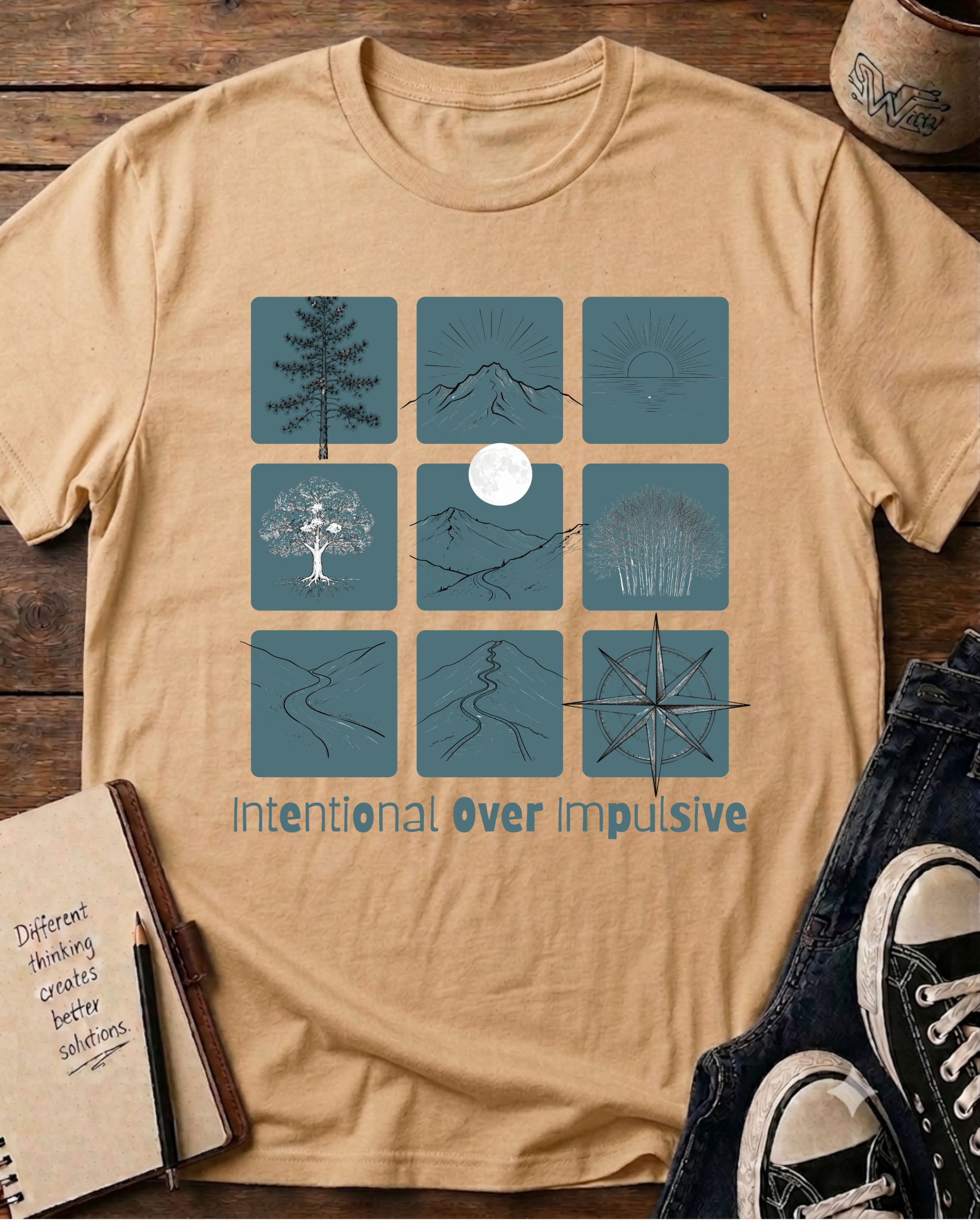 Mindful Nature Graphic Shirt