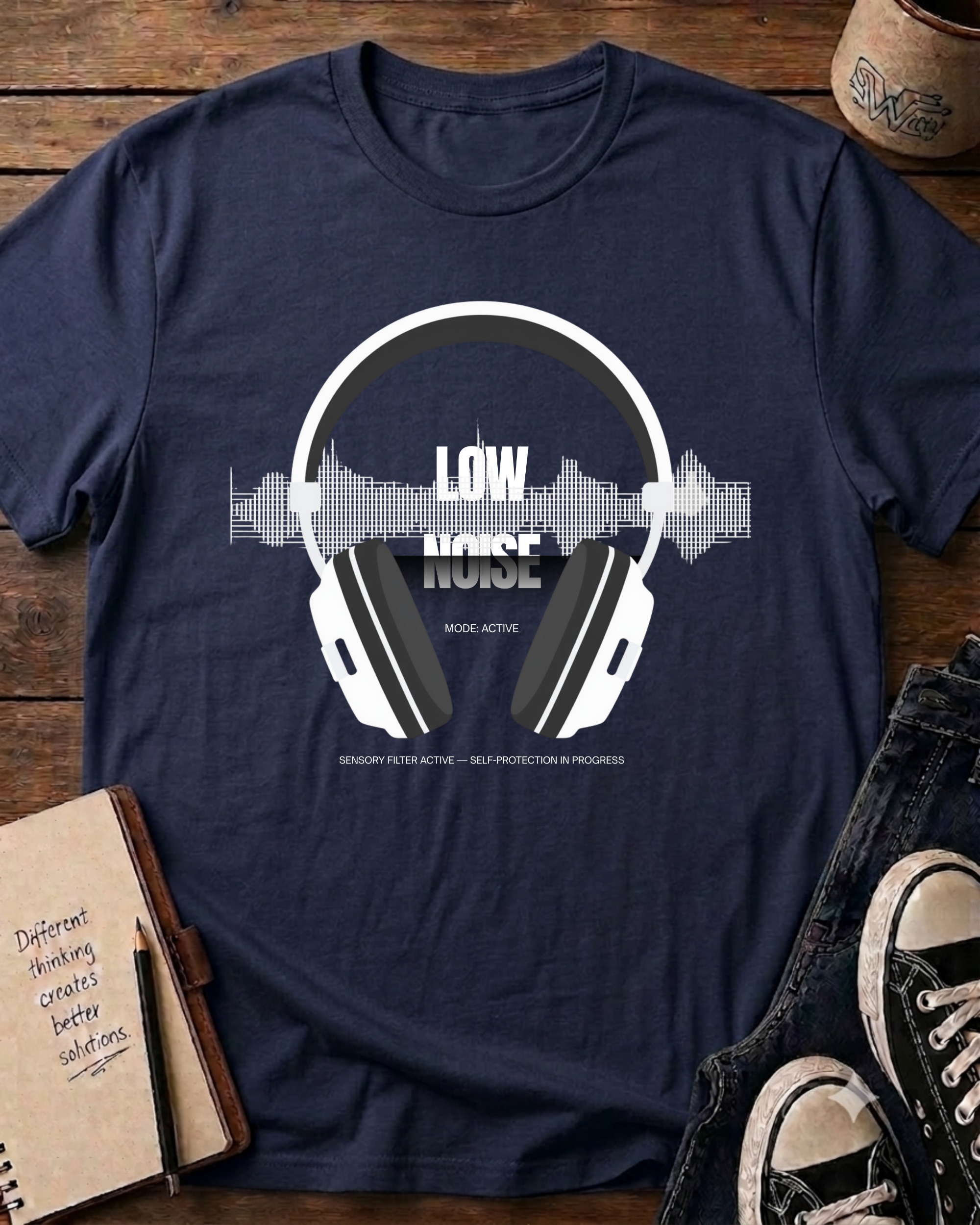 Low Noise Headphones T-Shirt