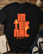 Internal Retro Typography T-Shirt