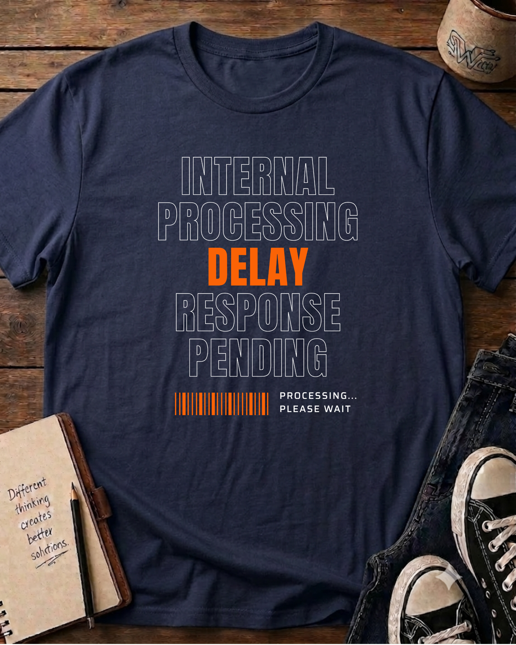 Internal Processing Delay  Tech Humor T-Shirt