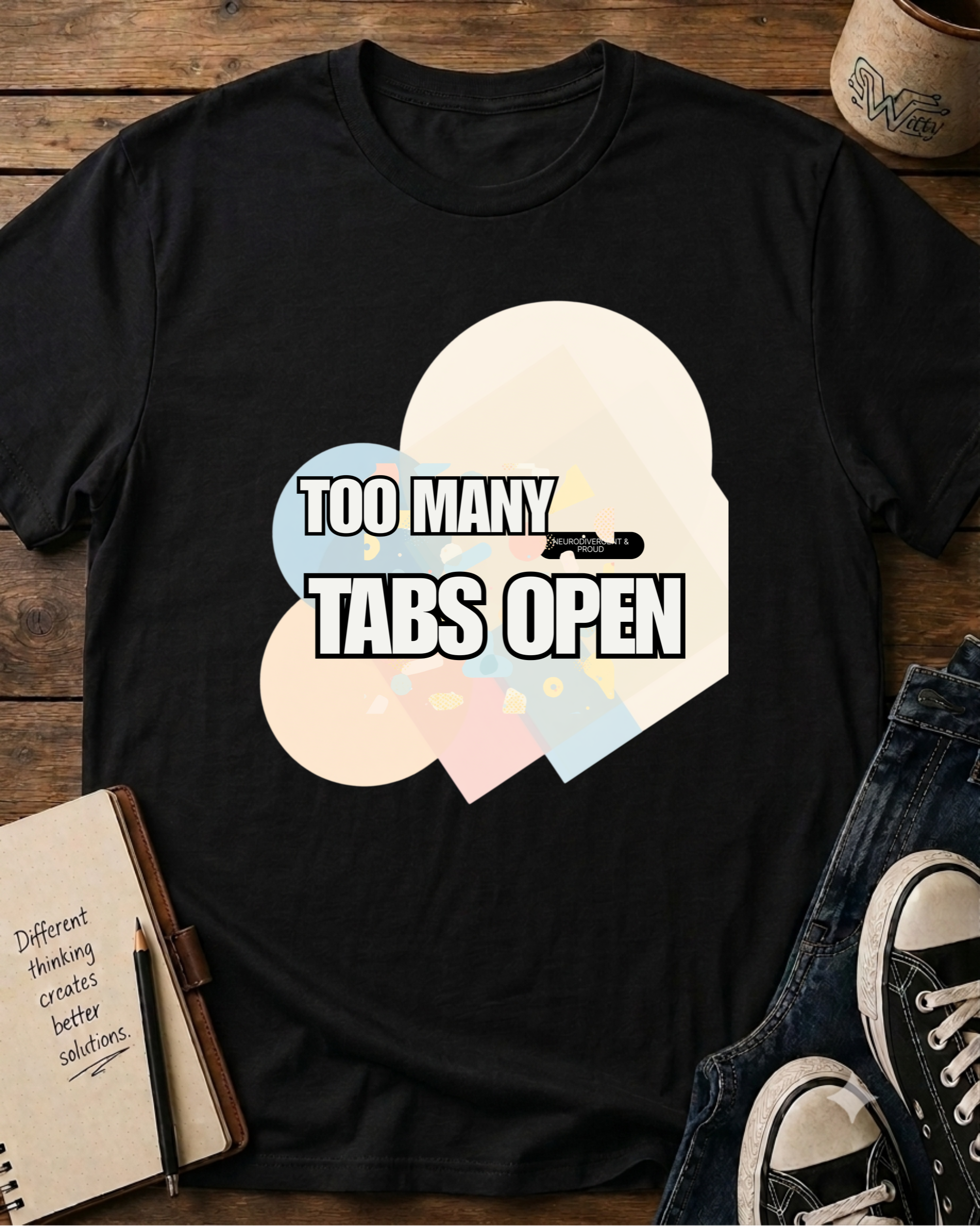 Too Many Tabs Open T‑Shirt