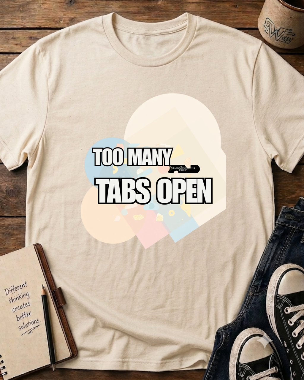 Too Many Tabs Open T‑Shirt