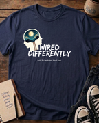 Wired Differently Neurodiversity Awareness Graphic T-Shirt