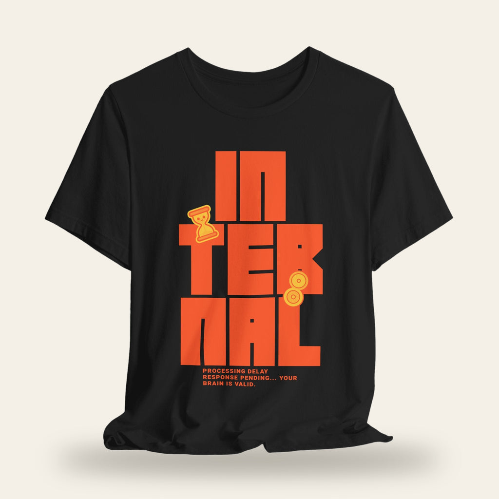 Internal Retro Graphic Lettering T-Shirt