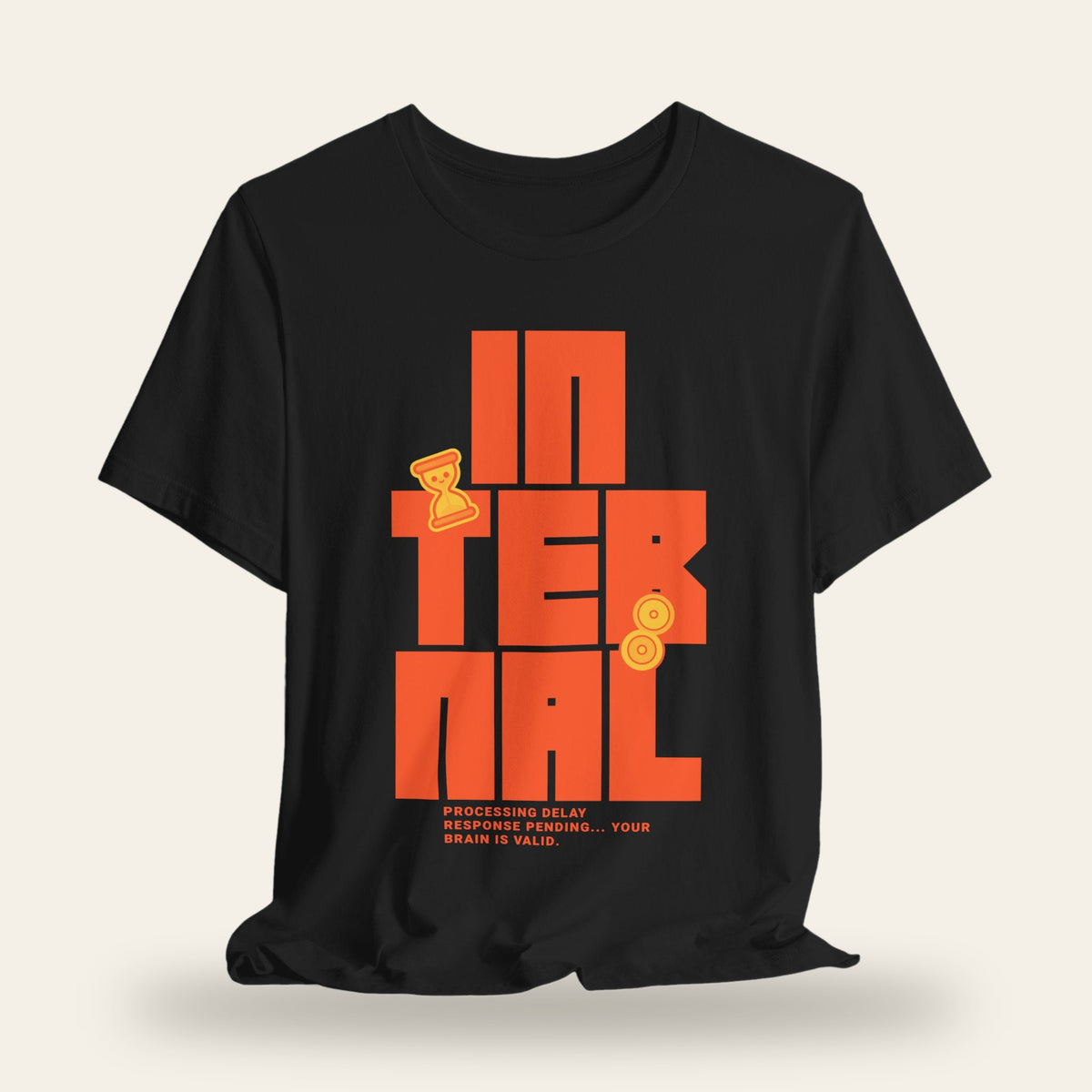 Internal Retro Graphic Lettering T-Shirt