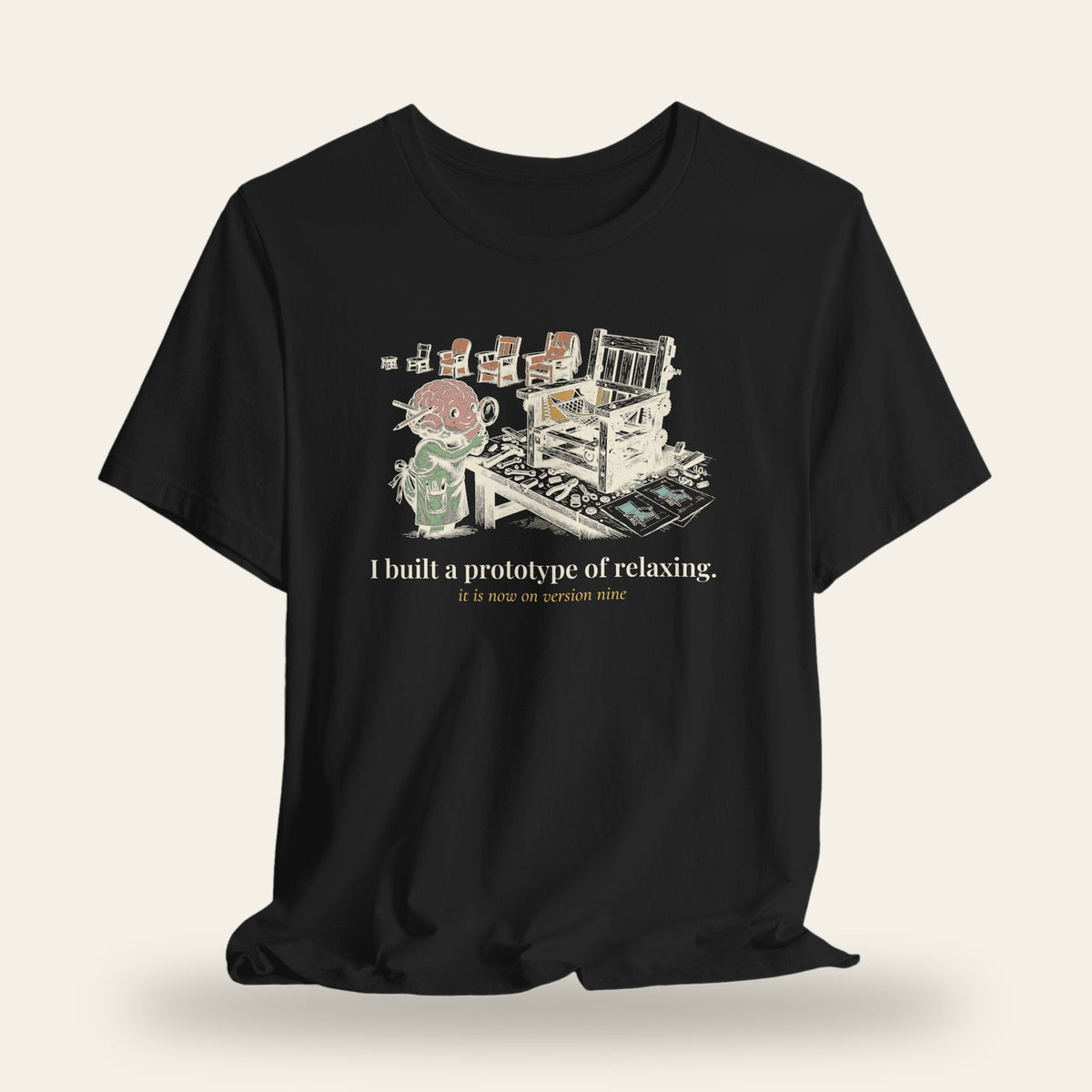 I Built a Prototype of Relaxing T-Shirt