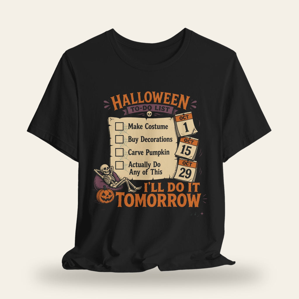 Halloween To-Do List T-Shirt