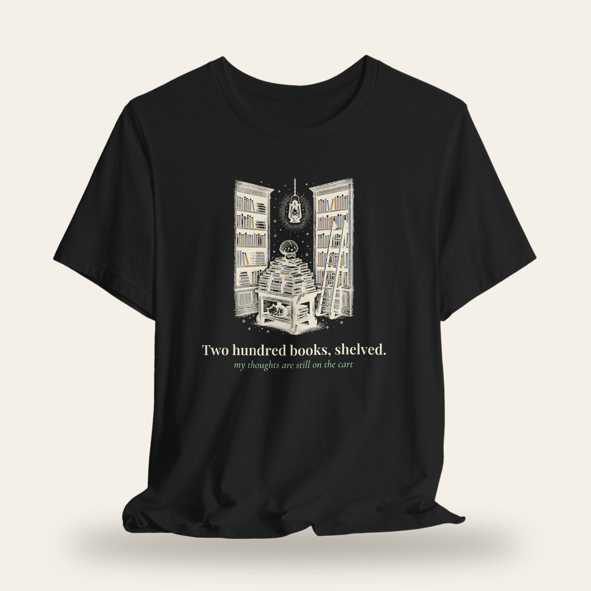 Two Hundred Books, Shelved T-Shirt
