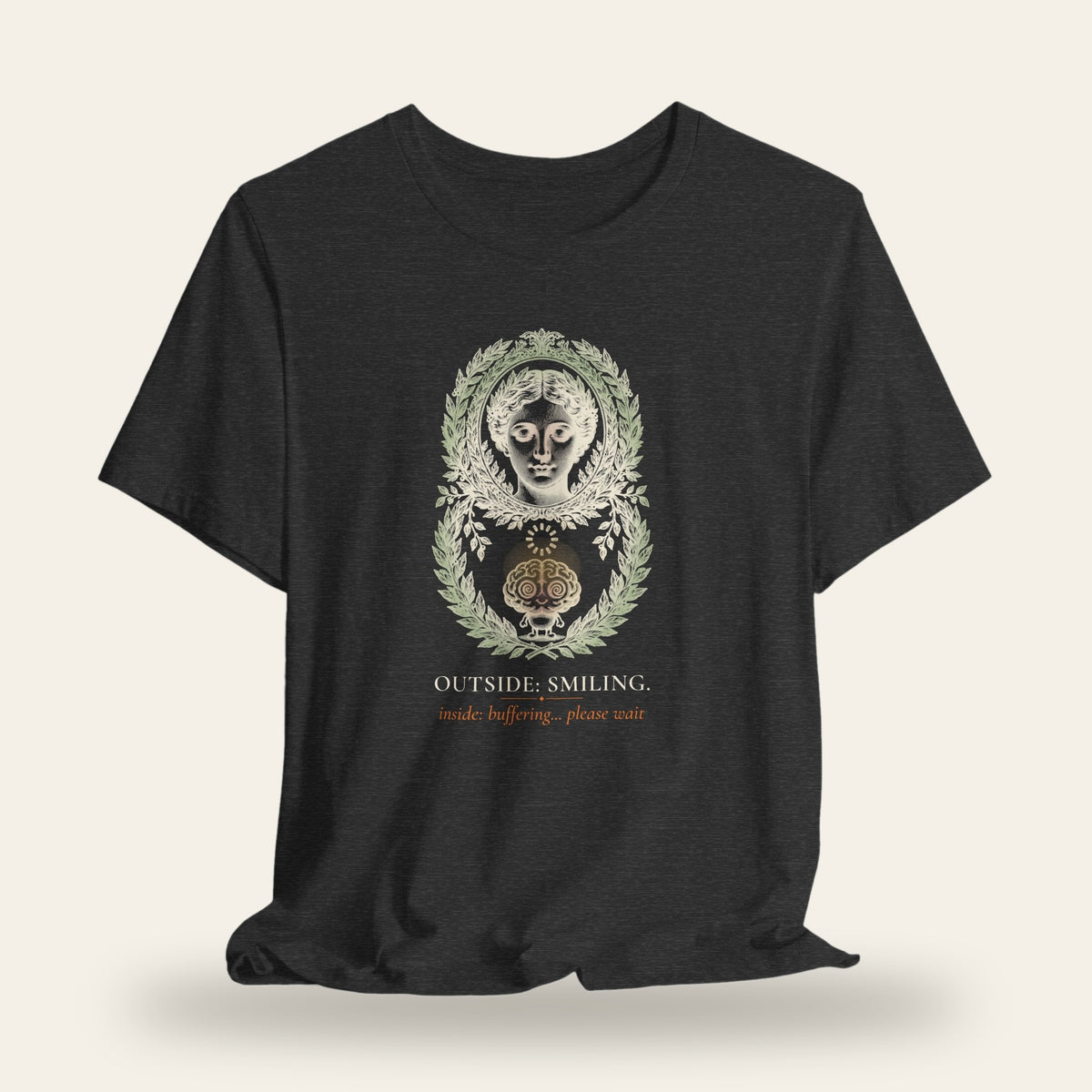 Outside Smiling, Inside Buffering Please Wait T-Shirt