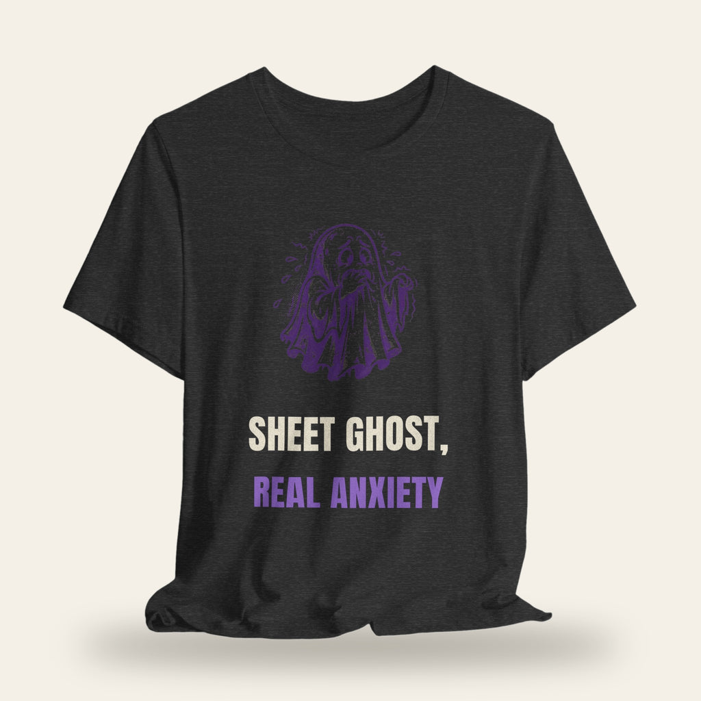 Sheet Ghost Real Anxiety T-Shirt