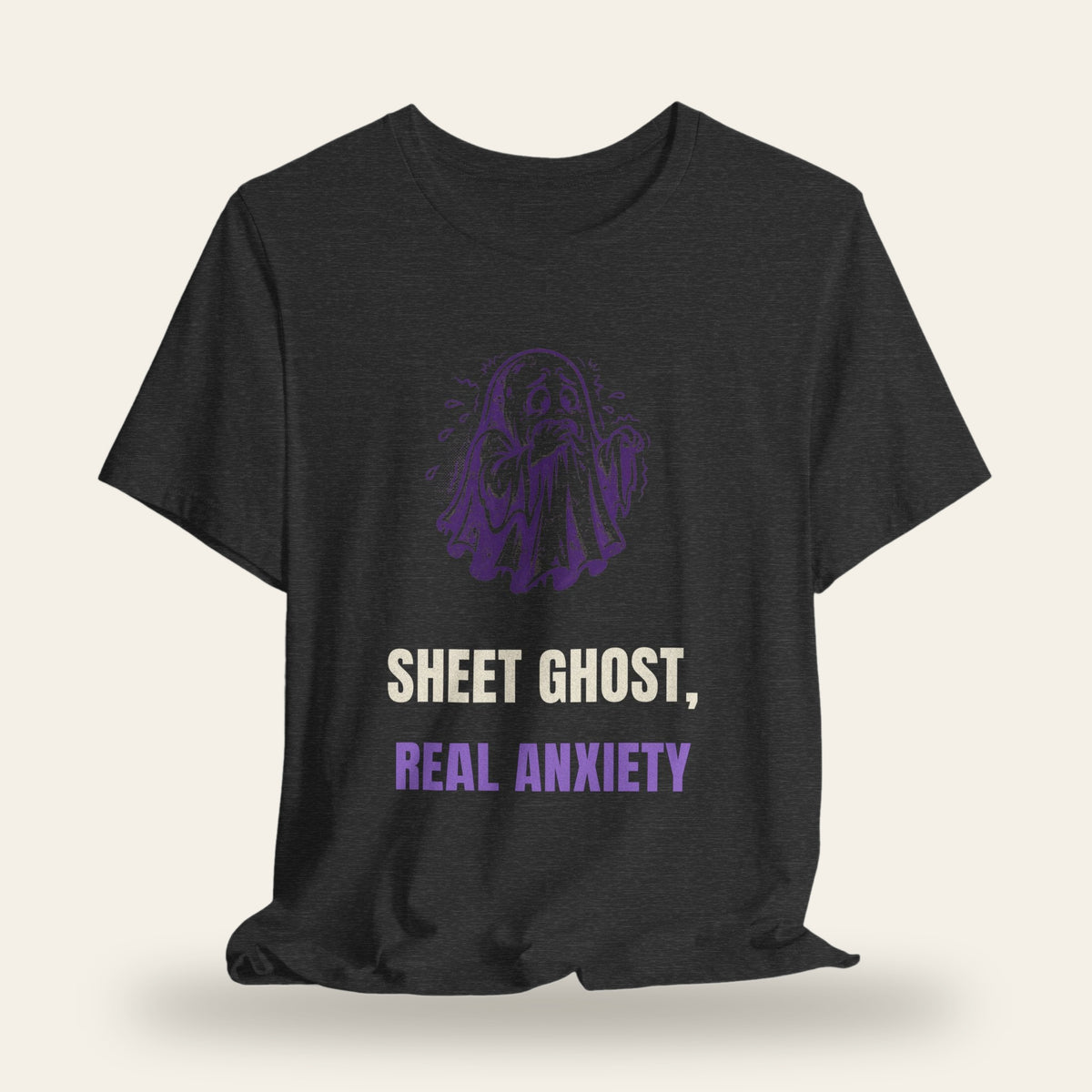 Sheet Ghost Real Anxiety T-Shirt