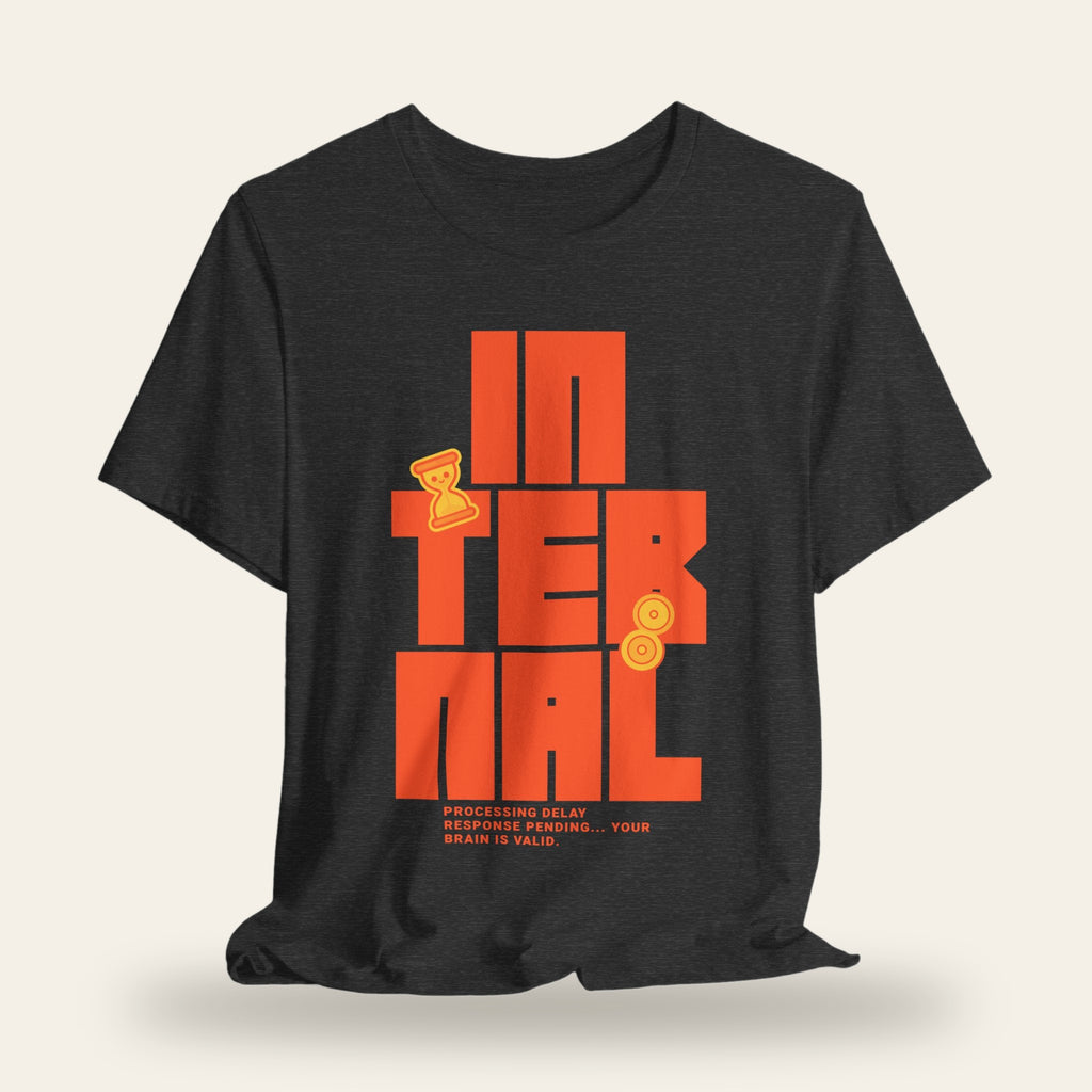 Internal Retro Graphic Lettering T-Shirt
