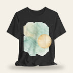 Abstract Watercolor Moon T-Shirt
