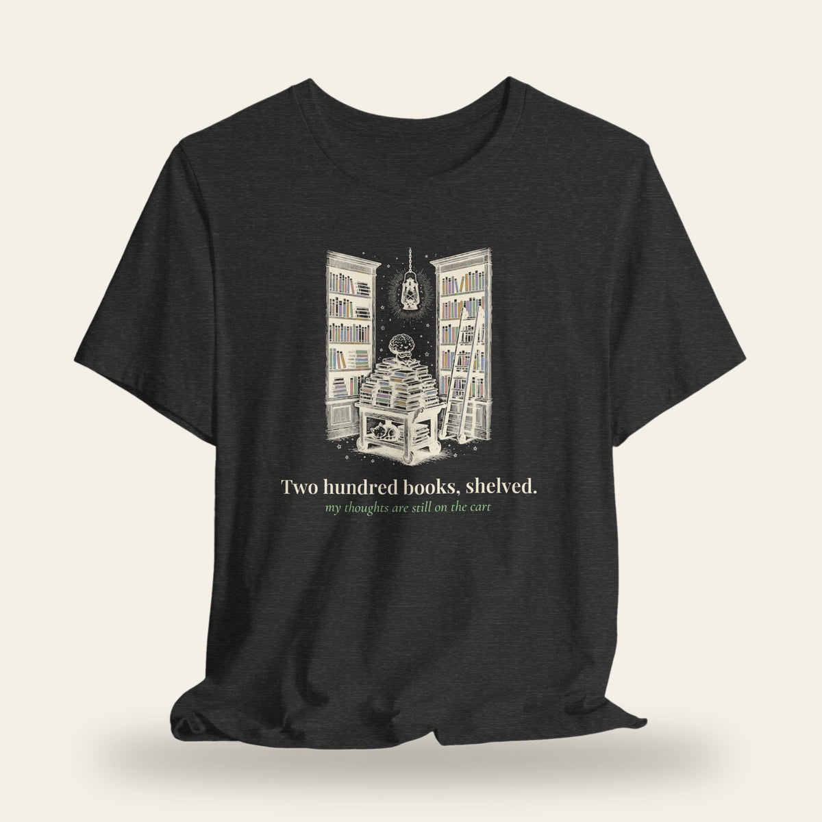 Two Hundred Books, Shelved T-Shirt