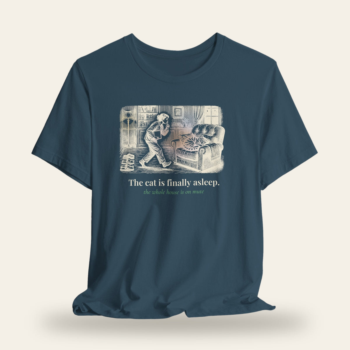 The Cat Is Finally Asleep T-Shirt