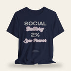 Social Battery 2% Low Power T-Shirt