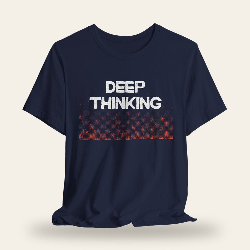 Deep Thinking Halftone T-Shirt