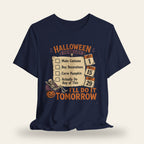 Halloween To-Do List T-Shirt