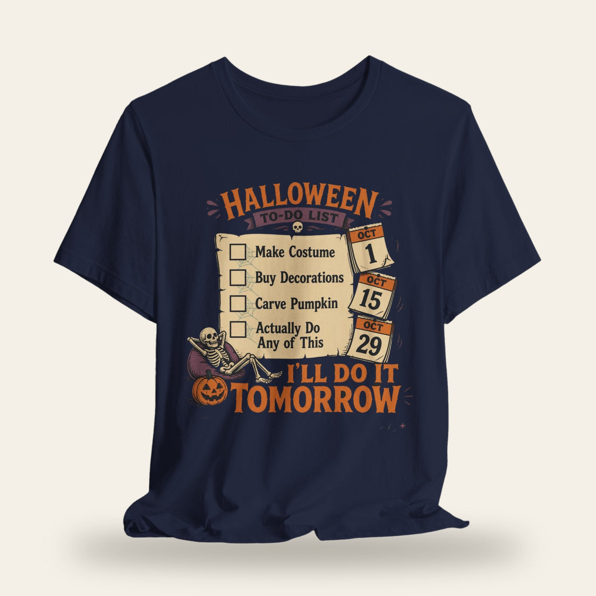Halloween To-Do List T-Shirt