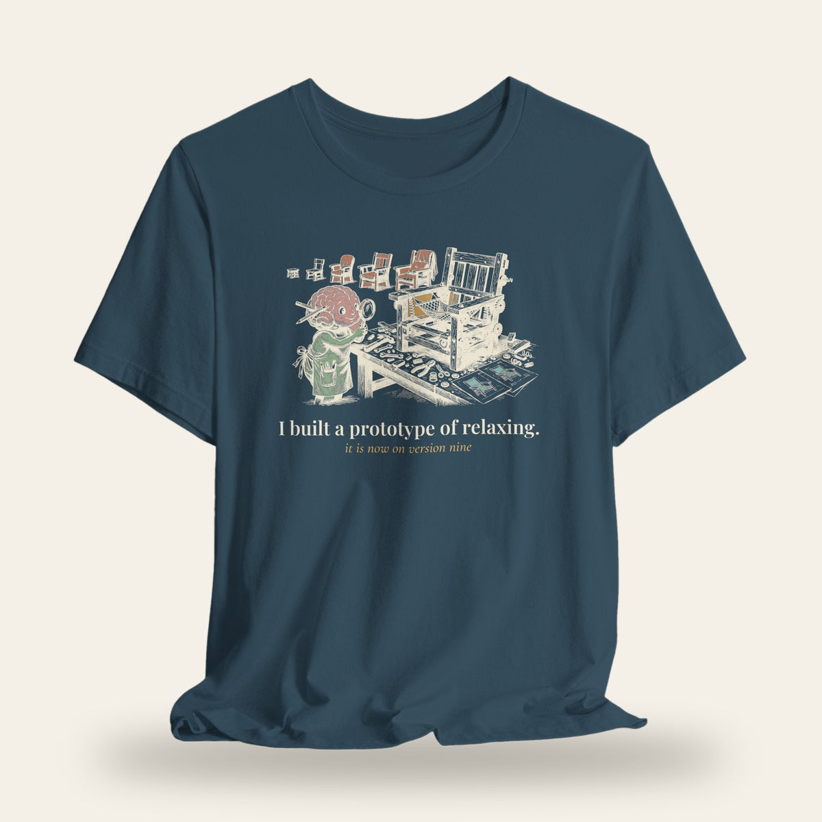 I Built a Prototype of Relaxing T-Shirt