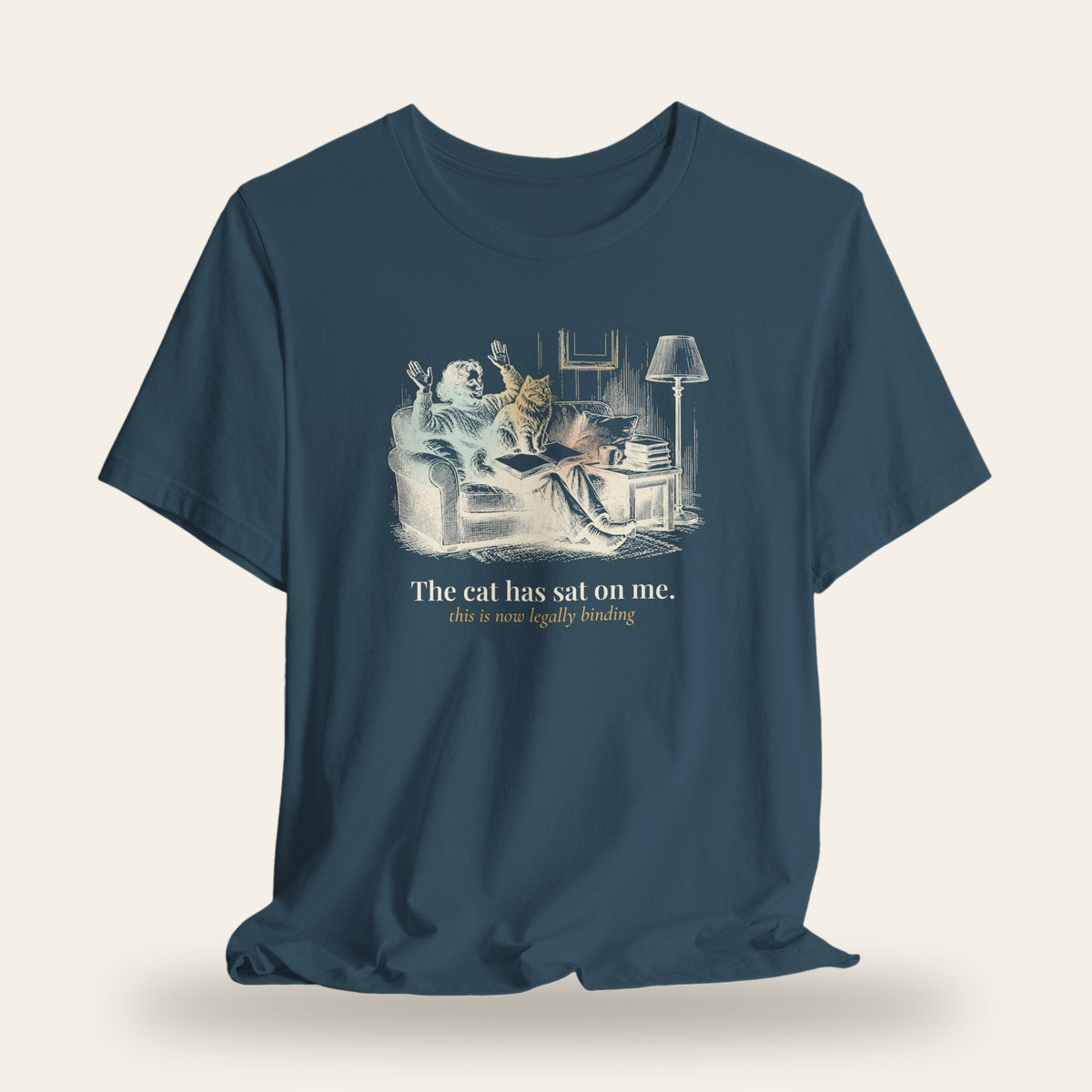 The Cat Has Sat on Me T-Shirt