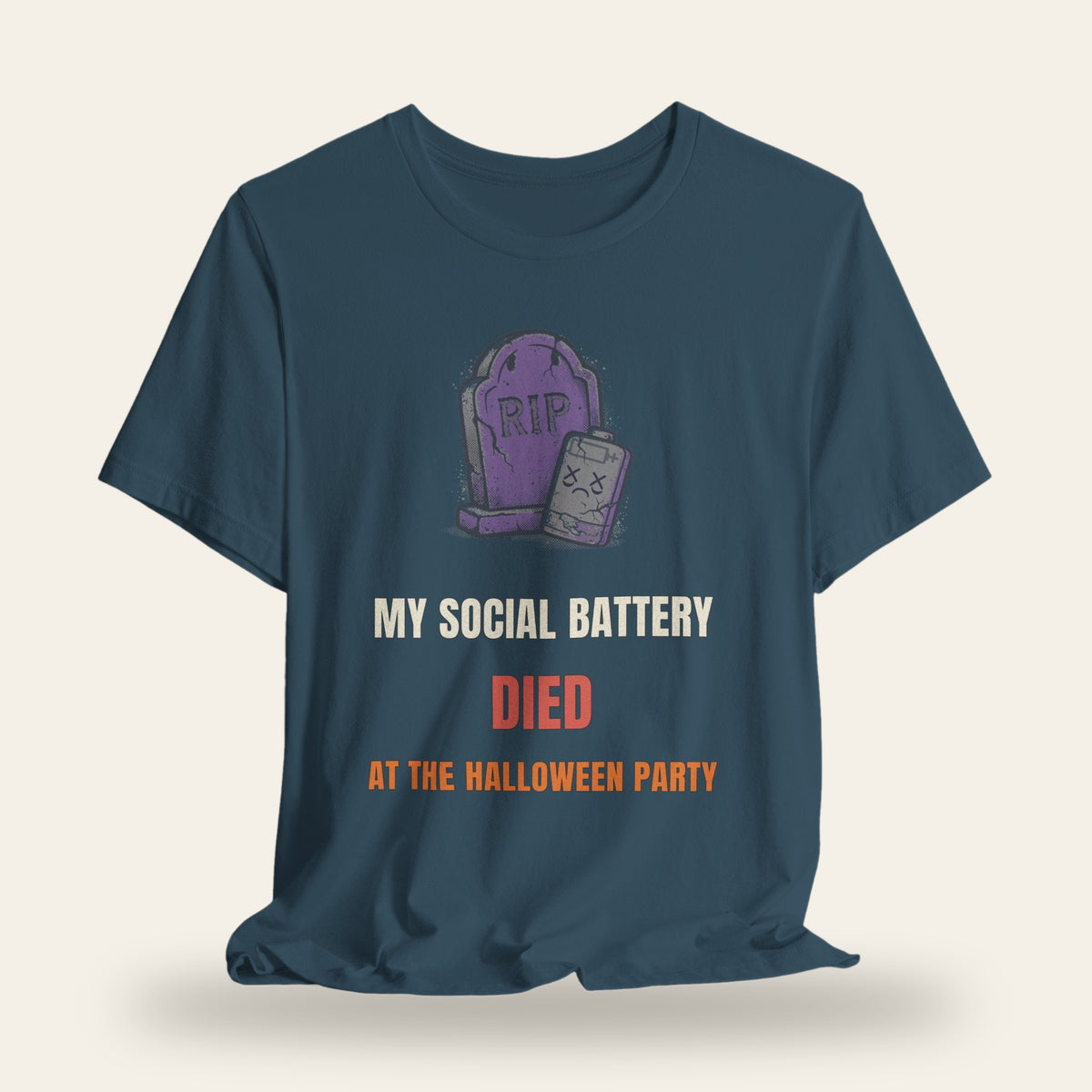 My Social Battery Died at the Halloween Party T-Shirt