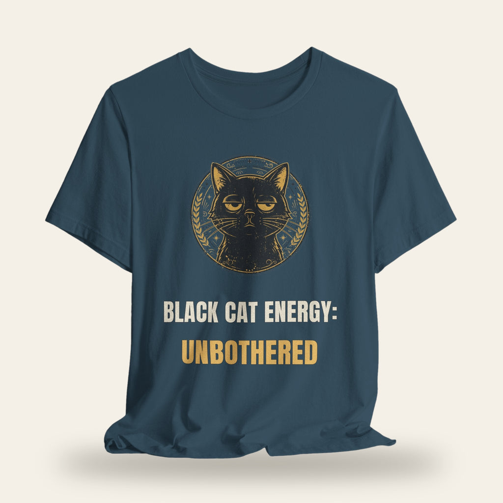 Black Cat Energy: Unbothered T-Shirt