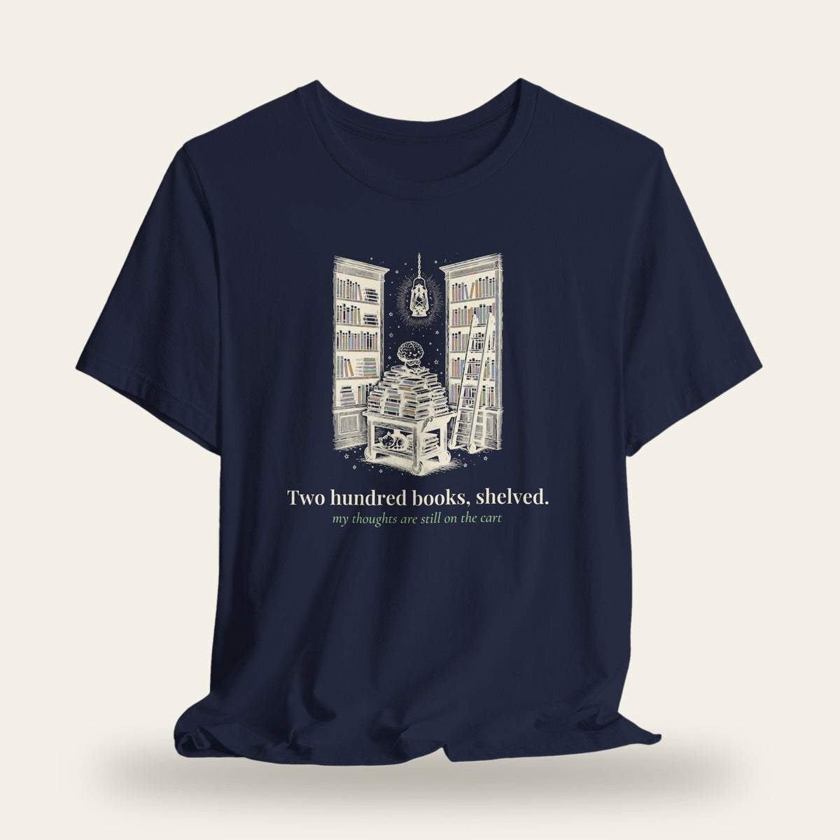 Two Hundred Books, Shelved T-Shirt
