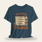 Halloween To-Do List T-Shirt