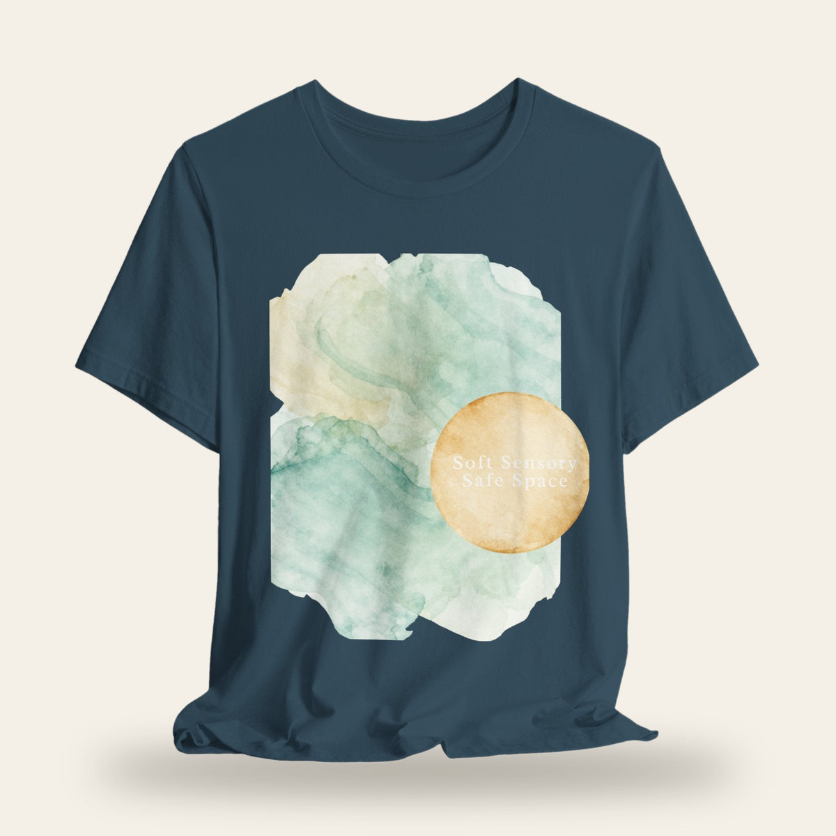 Abstract Watercolor Moon T-Shirt