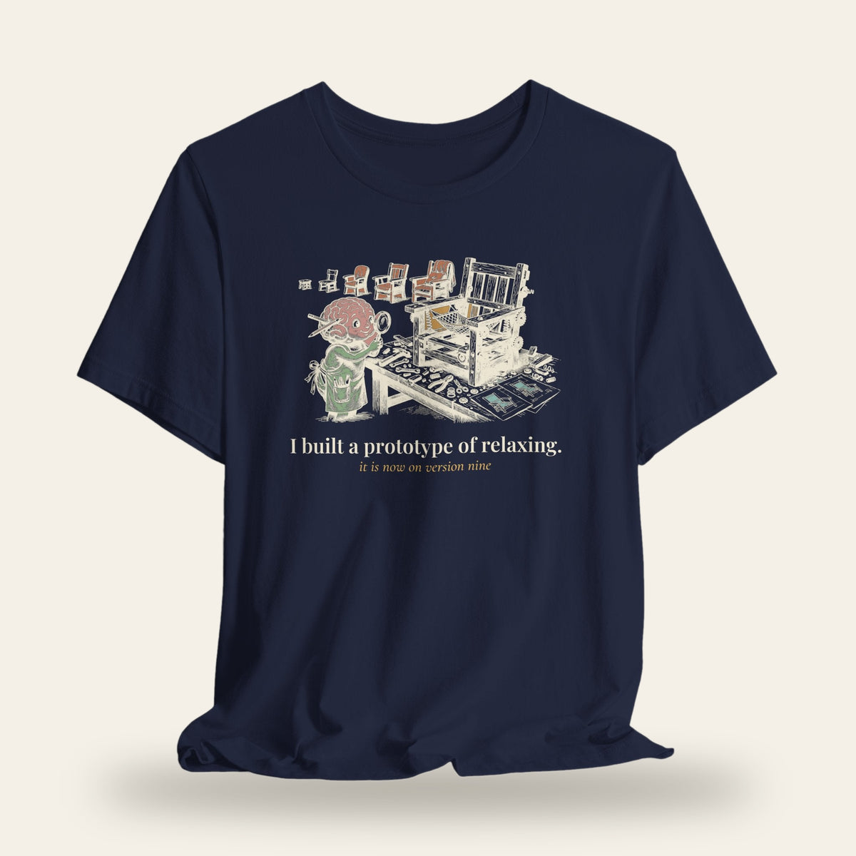 I Built a Prototype of Relaxing T-Shirt