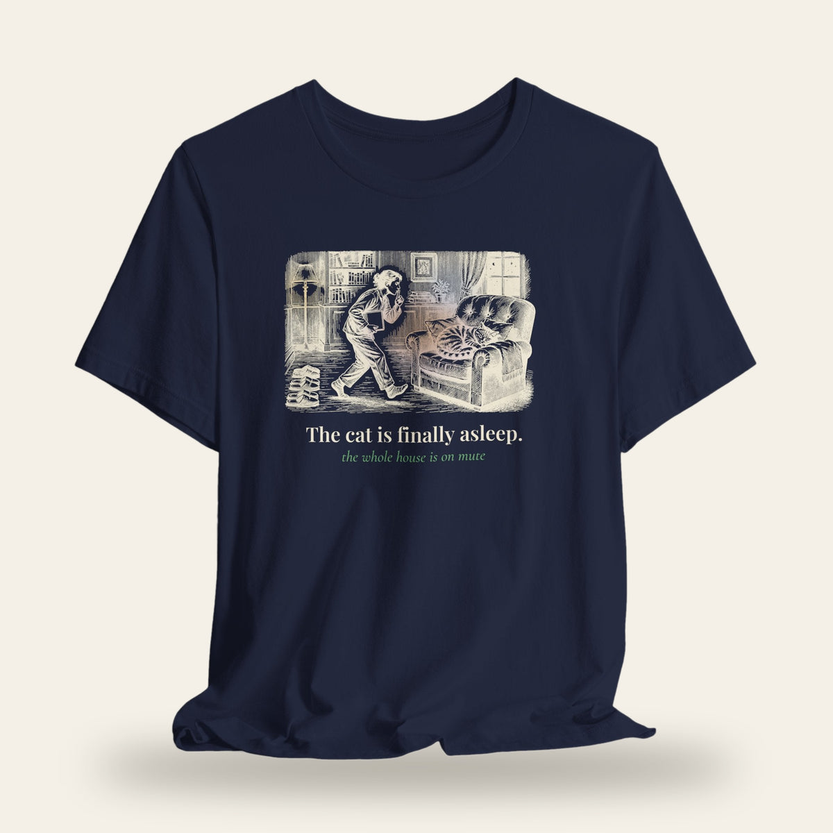 The Cat Is Finally Asleep T-Shirt