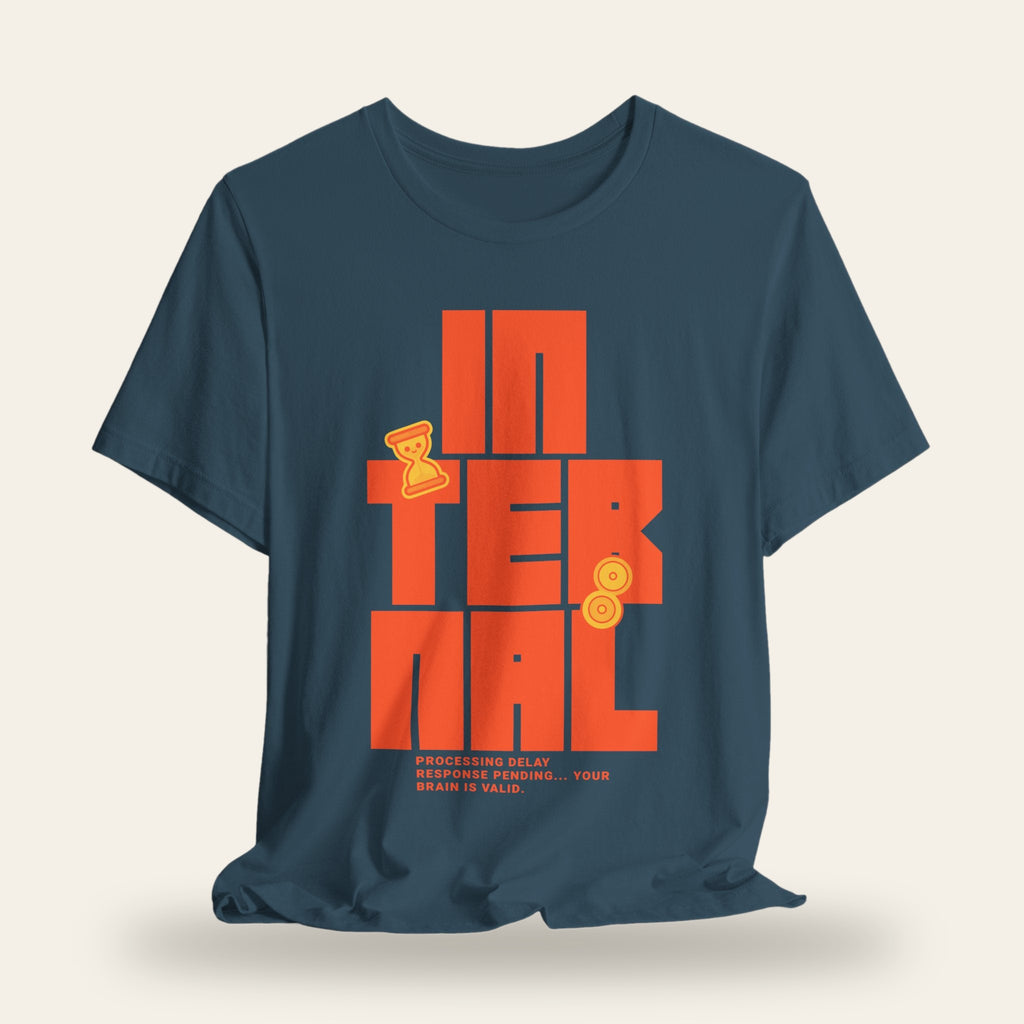 Internal Retro Graphic Lettering T-Shirt