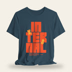 Internal Retro Graphic Lettering T-Shirt